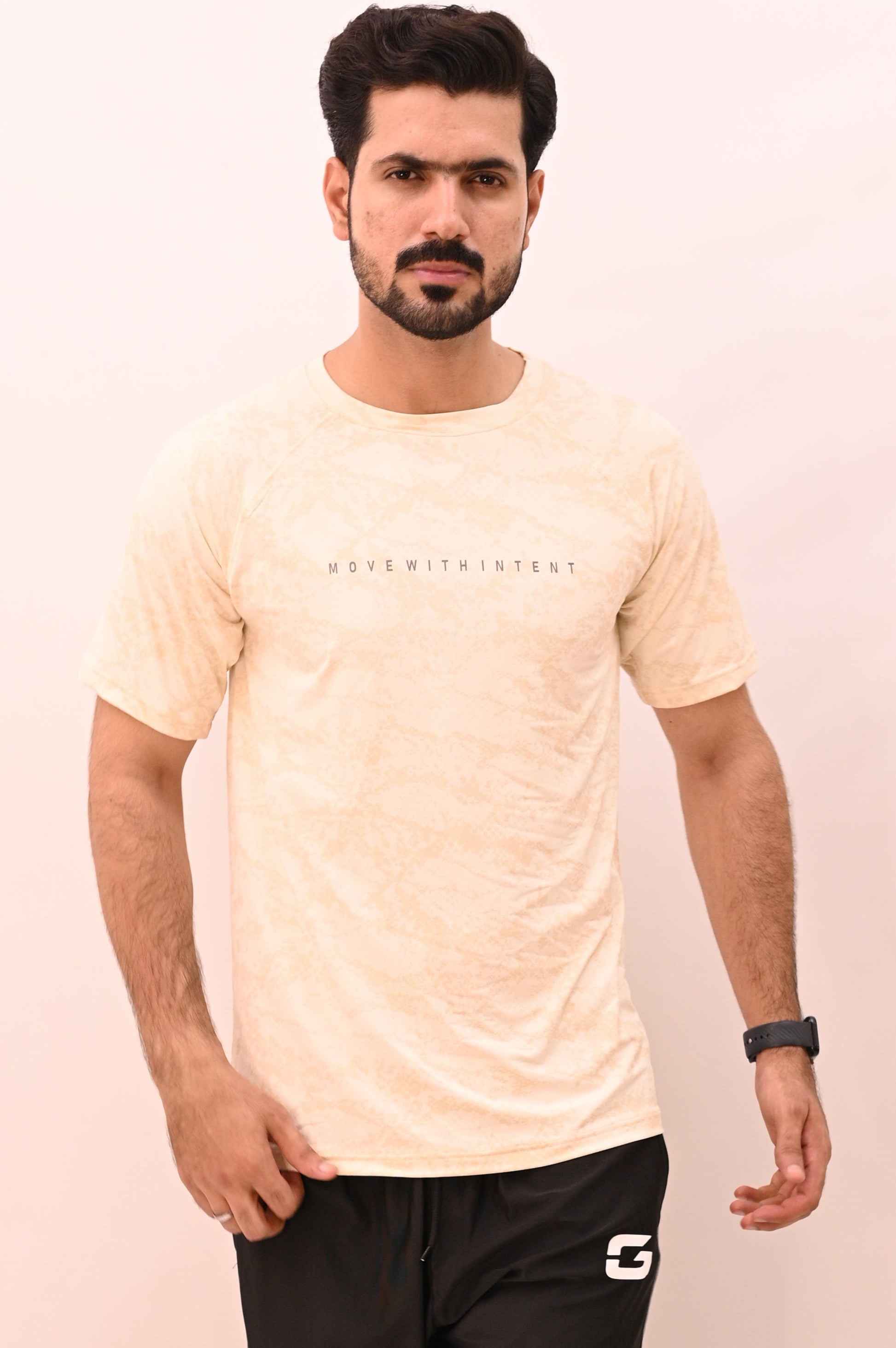 MOVE TECH CAMO TEE – Beige
