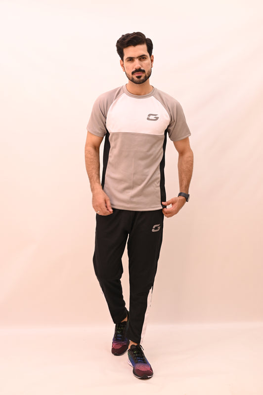 Storm Flex Tracksuit (Grey/Black/White)